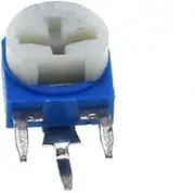 Reland Sun 20pcs RM063 100R 1K 2K 2.2K 5K 10K 20K 50K 100K 200K 500K 1M ohm blue and white can be resistance potentiometer (500K)