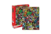 1000pc Aquarius Marvel Retro Cast 51x71cm Jigsaw Puzzle Party Family Game 14+