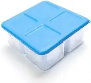True Cubes Ice Cube Storage Tray, BPA Free Whiskey Ice Storage Tray