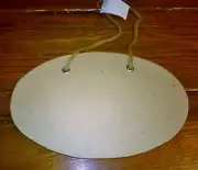 Craft Supplies--Papier Mache' Oval Shape Plaque