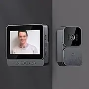 Wireless Video Doorbell with 4.3 Inch Screen, Telephone Security Camera, Doorbell Intercom, Long Transmission Distance