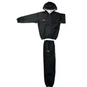 Mizuno Boxing Sauna suits top and bottom set Weight loss wear Black White logo