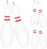 LIFKOME 6pcs Hanging Bowling Decor Adorable Mini Keychain Decor Creative Bowling Decor Small Bowling Decor Keychain Decor for Bowling Key Decor Decorative Bowling Decor