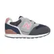 NEWBALANCE 女小童復古慢跑鞋-WIDE-574系列 N字鞋 NB 寬楦 IZ996ME3 深藍灰粉白