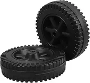 BBQ Grill Wheels Replacement 6 Inch Pallet Truck Wheels Construction Lightweight Go Kart Tires Black