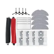 Double Main Brush Roller for S8 S8 PLUS S8+ S8 Pro Vacuum Cleaner Hepa Filter Mop Cloth Dust Bag Kits