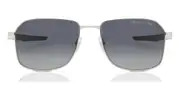 Prada Linea Rossa PS54WS Polarized 1BC06G Men's Sunglasses Silver Size 57