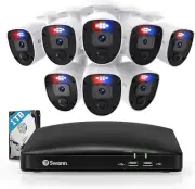 Swann Enforcer 8 Channel 8 Camera DVR Security Camera System with 1TB HDD, 1080P