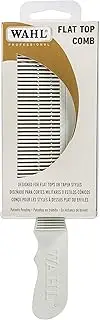 Wahl Professional New Flat Top Comb White #3329-100 - Great for Professional Stylists and Barbers