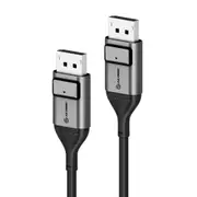 Alogic Ultra 8K Displayport to Cable V1.4- 3m Space Grey Cables & Adapters - ULDP03-SGR