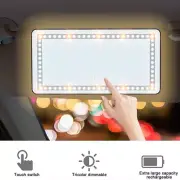 Car Sun Visor Mirror Clip on Vanity Mirror Makeup Sun Shading LED Mirror For BMW