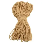 8mm Thick Jute Twine, 246 Feet 4Ply Jute Rope for Crafts, Heavy Duty Twine