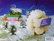 GROW YOUR OWN MAGIC FLOWER USING CARDBOARD AND CRYSTAL SOLUTION. PACK of 10