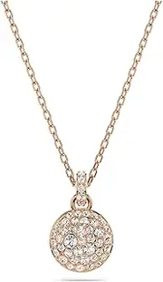 [Swarovski] Sublima Pendant Necklace, White Crystals in a Rose Gold-Tone Plated Setting