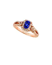 Le Vian 14K Rose Gold 0.74 ct. tw. Diamond & Tanzanite Ring