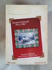 Hallmark Keepsake Ornament Thomas Kinkade Silent Night Painter of Light 2005