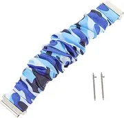 Angoily Chic Leopard Print Watchband Unisex Scrunchie Band for Watch Comfortable Fit Fashionable Durable