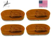 4x Blazer Amber Yellow Mini Oval Clearance Light 12V Truck Trailer Incandescent