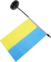 Generic Small Ukrainian Flags on Stick Pride Flags Mini for Office Home and Education