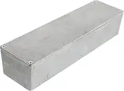 Kisangel 1pc Diecast Aluminum Guitar Pedal Enclosure Box Case Silver Durable Effect Enclosure with Polished Surface Design for Music Accessories and Custom Pedals