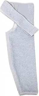 BESPORTBLE Recovery Shoulder Guard Stabilizer Brace Compression Sleeve Support for Shoulder Surgery Universal Fit Soft Fabric Shower Cover Light Grey