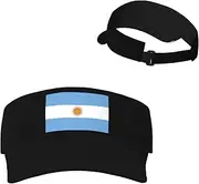 [Generic] National Emblem of Argentina Sun Visor Hats Argentinean Sunscreen Visor Cap for Sport Beach Tennis Golf Running Hiking