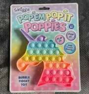 Smiggle Poppem Poppies Bubble Fidget Unicorn Toy Brand New