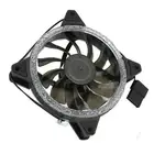 Computer Cooling Fan 120mm Wireless Double RGB Circles Quiet Edition Transpa Hot