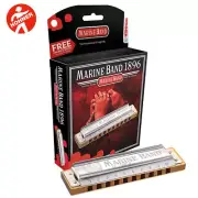 Hohner 1896 Marine Band Harmonica Key of Natural Minor A MADE IN GERMANY