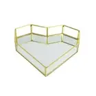 Vintage Vanity Tray Heart-Shaped Geometrical Jewelry Trinket Holder Box T9Z9