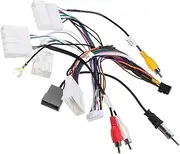 CHILDWEET Automotive Wiring Harness Car Radio Stereo Harness Long-Lasting Compatible Navigation Systems