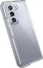 Speck Clear Samsung Galaxy Z Fold 5 Case - Foldable, Scratch Resistant & Drop Protection - Anti-Yellowing Clear Phone Case for Galaxy Z Fold 5 - Presidio Perfect-Clear