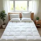 Royal Comfort Duck Feather and Down Mattress Topper 1800GSM Pillowtop Underlay