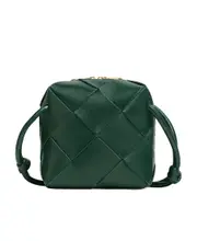 Bottega Veneta Cassette Mini Shoulder Bag One size emerald green