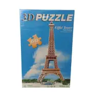 3D Puzzle Eiffel Tower Paris France Model 66cm x 24.5cm x 24.5cm Build Brand New