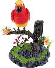 Toyvian Realistic Chirping Bird Toy Electric Bird Cage for Boys and Girls Interactive Educational Toy Decorations Fun for Ages