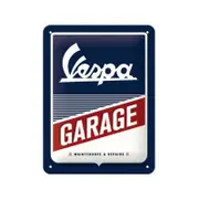 Nostalgic-Art Small Sign Vespa Garage