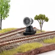 2 Pcs Miniature Signal Light Model Traffic Led Train Signals Railroad Scenery