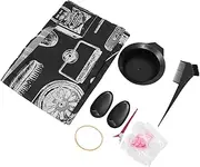 LOLIPPYY 1 Set Professional Hair Dyeing Set Hair Tinting Tools with Bowl Brush Cape Clips Durable and Easy to Use