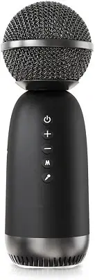 Kids Wireless Microphones Bluetooth Speaker, Wireless Karaoke Microphones(Black)