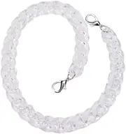 Purse Strap 1PC Fish 60cm Resin Chain Bag Strap Handbag Plastic Strap Fashion Colorful Women Bag Accessories Shoulder Strap Straps(Transparent)
