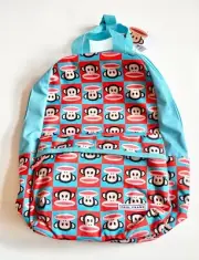PAUL FRANK Monkey All Around Graphic Print Back Pack NWT