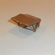 Matchbox Lesney Yesteryear 4c 1909 Opel Sedan Tan Plastic Canopy