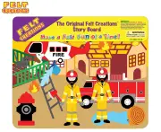 Felt Creations Fire Engine Story Board Set