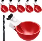 Automatic Chicken Waterer Cups DIY Chicken Waterer Poultry Water Feeder Kit f...