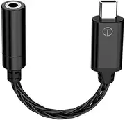 Justivana Type-C to 3.5mm Audio Adapter Cable KT02F20 for Mobile Phone Computer Earphone Amplifier Digital Decoder Cable