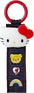 Sanrio 182923 Hello Kitty Tag Keychain (Denim Patch)
