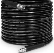 30M High Pressure Washer Replacement Hose for Bosch AQT Series Extension Hose Drain Cleaning kit Fitting Quick Connector Black