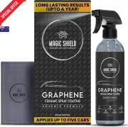Graphene Ceramic Spray Coating 487ml – Pro Gloss Sealant for Car & Bike Care