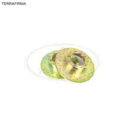 LAND ROVER REAR BRAKE ROTOR DISC SET DRILLED RR CLASSIC DISCOVE 1 LR017953CDG TF (for: Land Rover)